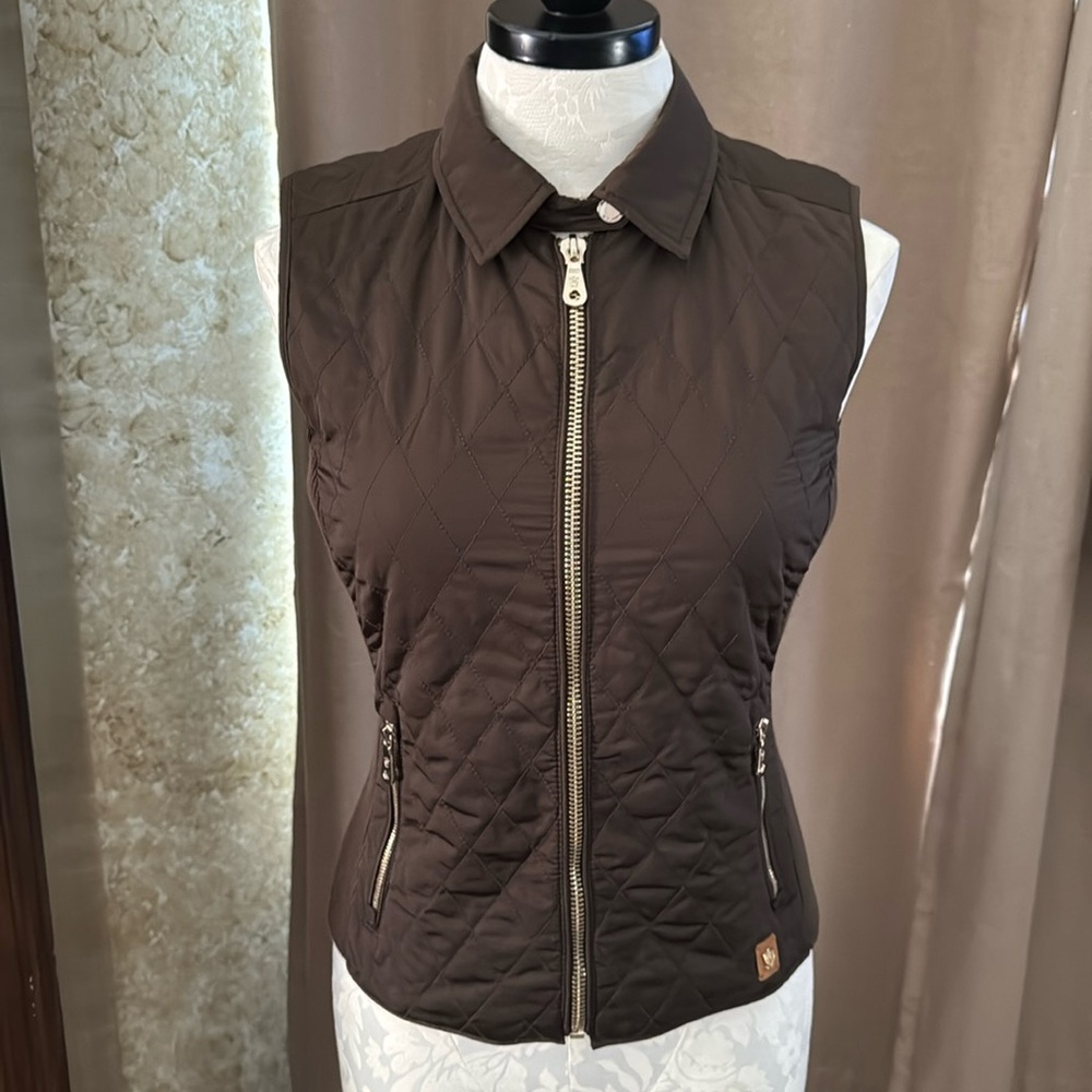 Massimo Dutti size medium brown vest